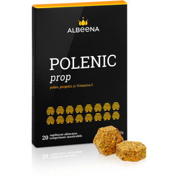 Polenic prop - polen, propolis si vitamina C 20 buc